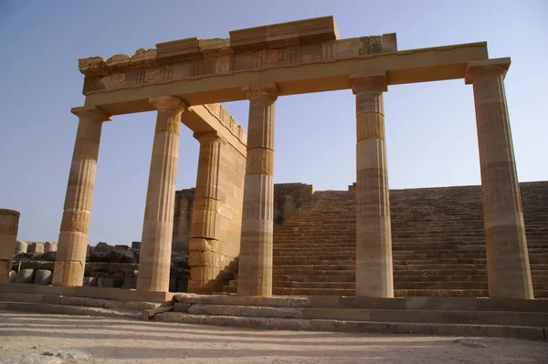 Kolumner i Akropolis — Stockfoto