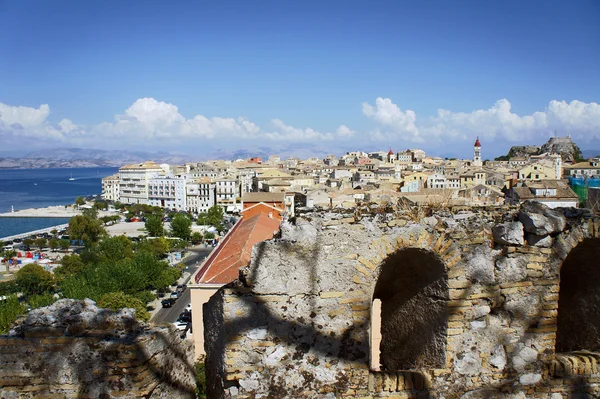 Old town on the island of Corfu — Stock Photo, Image