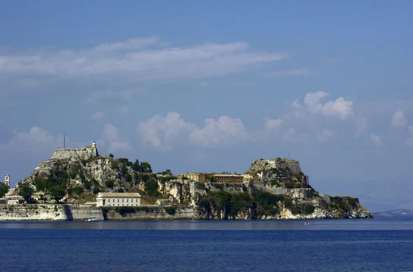 Palaio frourio i staden Korfu — Stockfoto