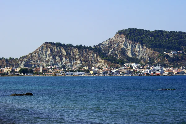 Haven en stad zakynthos — Stockfoto