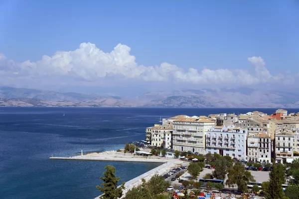 Cidade Velha na ilha de Corfu — Fotografia de Stock