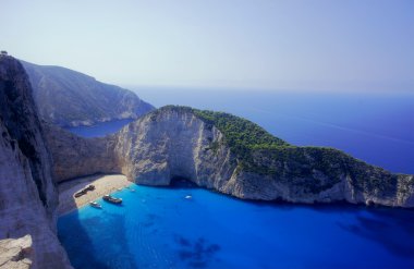 Bay zakynthos Adası'nda tekne