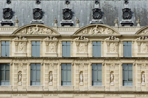 Fragment of the Louvre — Stock Photo, Image