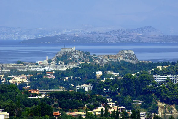 Palaio frourio in der stadt korfu — Stockfoto