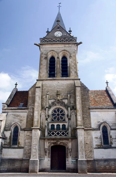 Portal e porta para a igreja medieval — Fotografia de Stock