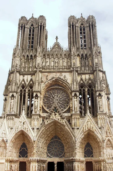Catedral Notre-Dame de Reims — Fotografia de Stock