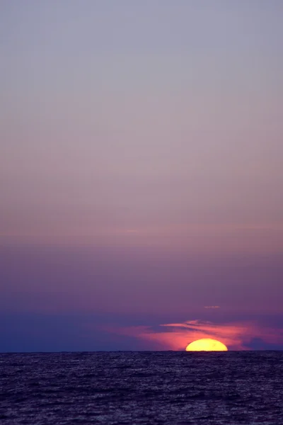 Puesta de sol en la isla de Corfú —  Fotos de Stock