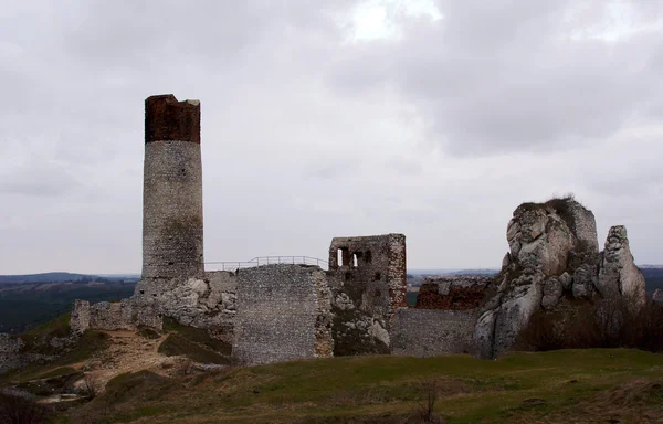 Ruined medieval castle — Stock Photo, Image