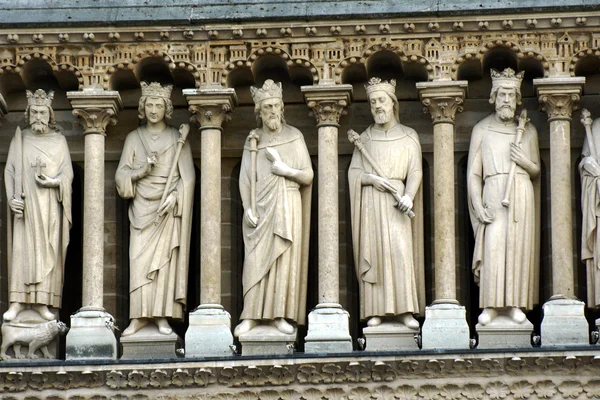 Detail of the facade of the cathedral — Stock Photo, Image