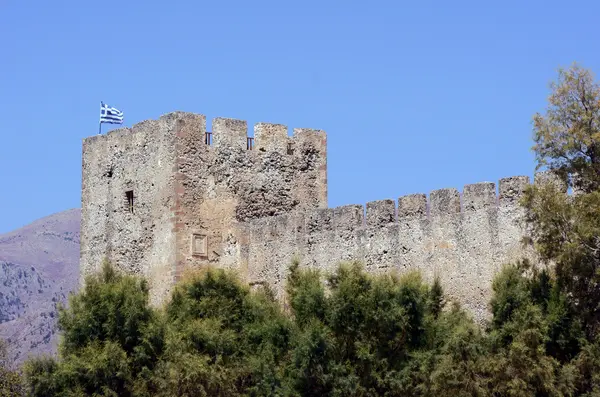 Lege cellen Venetiaanse fort muren — Stockfoto