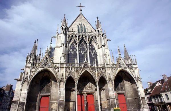 Gothic Saint-Urbain Basilica — Stock Photo, Image