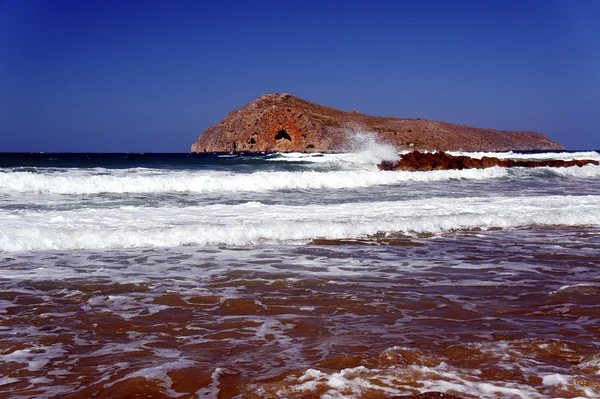 Strand und Insel Theodore, — Stockfoto