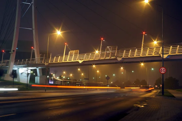 Night traffic — Stock Photo, Image