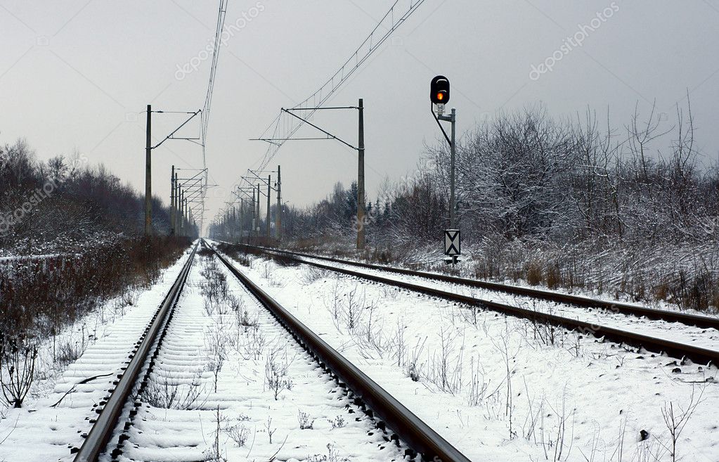 Railway winter