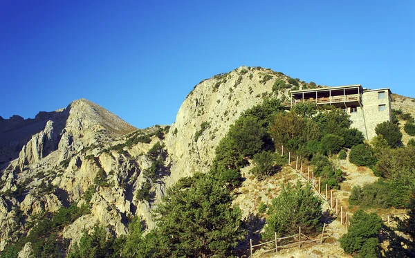 Wanderweg in der Schlucht von Samaria — Stockfoto