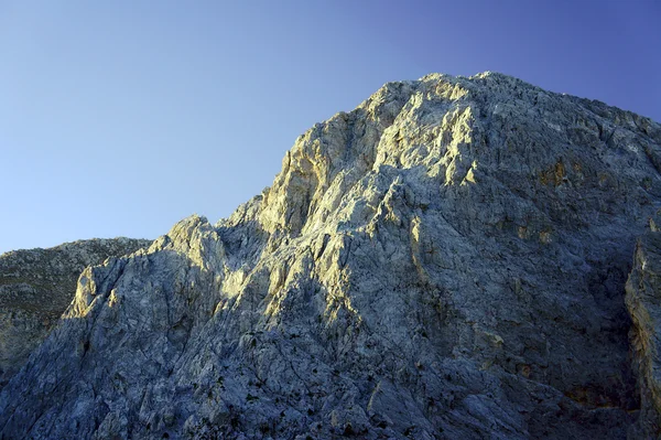 Rocky sydda i Vita bergen — Stockfoto