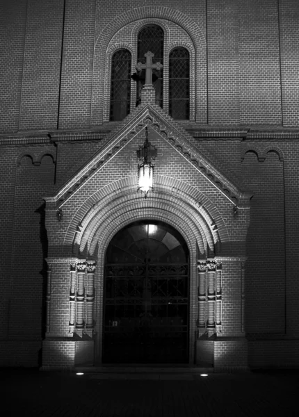 Brána do gothic chuch — Stock fotografie