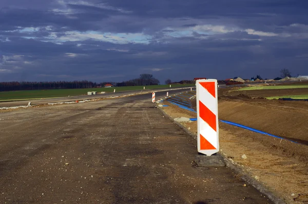 高速道路の建設 — ストック写真