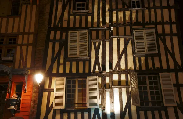 Half-timbered tenement house — Stock Photo, Image