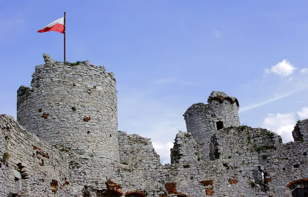 Wieże ruiny zamku — Zdjęcie stockowe