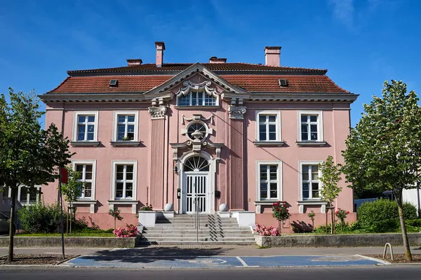 Façade Une Maison Historique Dans Ville Poznan — Photo