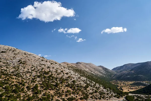 Dal Och Steniga Toppar Lefka Ori Bergen Kreta Grekland — Stockfoto