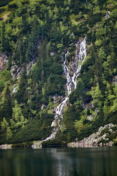 Mountain Waterfall Tatra Mountains Poland — Stock Photo, Image