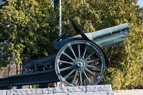 Historisk Kanon Från Andra Världskriget Staden Poznan — Stockfoto