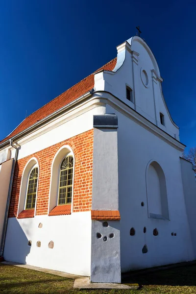 Iglesia Católica Histórica Pueblo Owinska Polonia —  Fotos de Stock