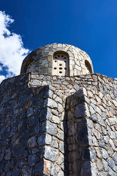 Steinkuppel Der Historischen Byzantinischen Kirche Auf Der Insel Kreta — Stockfoto