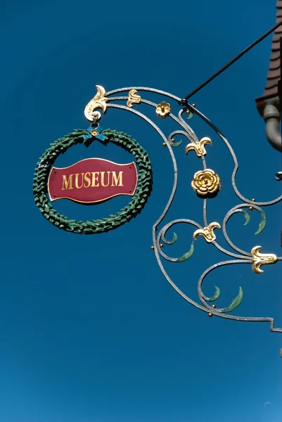 Placa del museo, Rothenburg — Foto de Stock