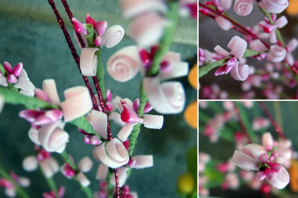 Plastic flowers — Stock Photo, Image