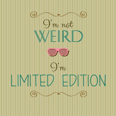 Vintage tipografik arka plan