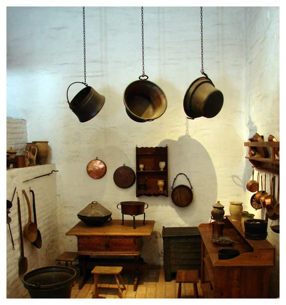 Interior de la cocina antigua — Foto de Stock