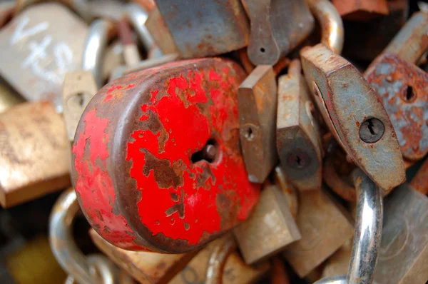 Padlocks of love — Stock Photo, Image