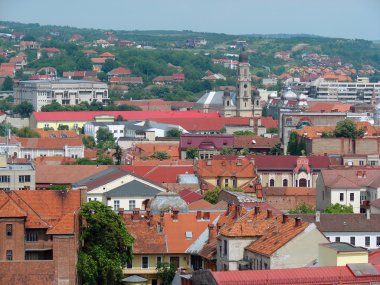 inşa alanında gösterilen çatı arasında kentsel sahne