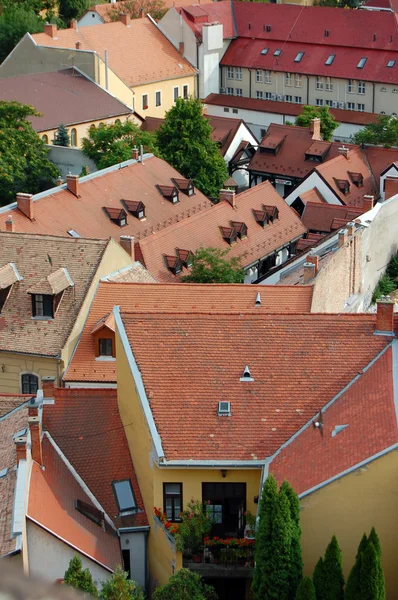 Městské scény napříč Zastavěná plocha — Stock fotografie