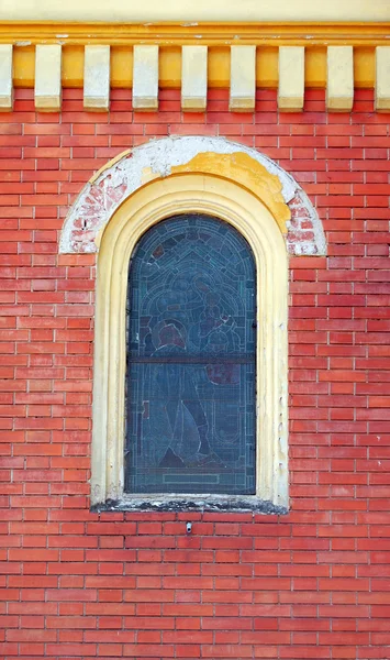 Λεπτομέρεια του κτιρίου με παράθυρο — Φωτογραφία Αρχείου