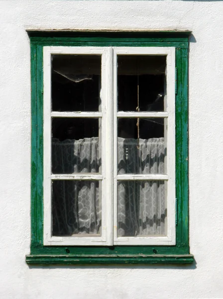 Detalle de la hermosa ventana rústica — Foto de Stock