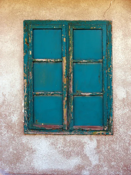 Dettaglio di bella finestra rustica — Foto Stock