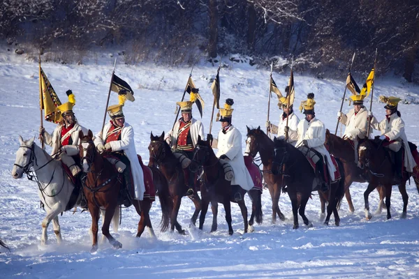 TVAROZNA, REPÚBLICA CHECA - 4 DE DEZEMBRO DE 2010: fã de história em mili — Fotografia de Stock