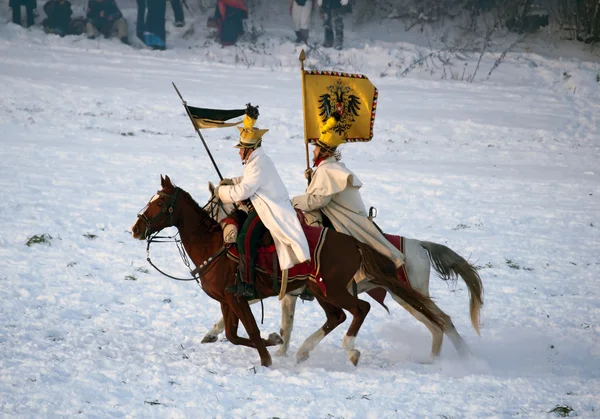 Tvarozna, Tschechische Republik - 4. Dezember 2010: Geschichtsfan in mili — Stockfoto