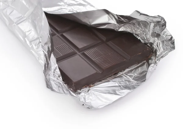 Çikolata bir folyo — Stok fotoğraf