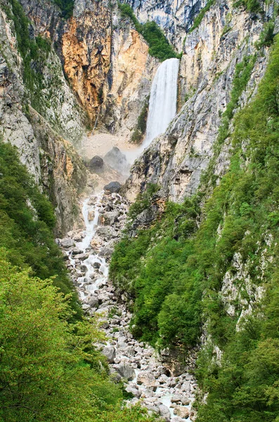Словенский водопад — стоковое фото