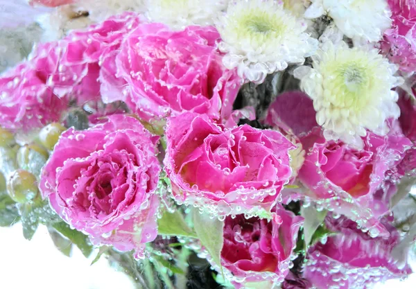 Fondo de flores congeladas —  Fotos de Stock