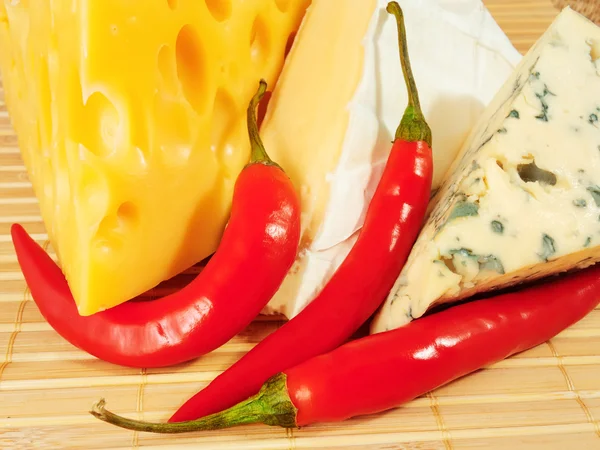Cheese background — Stock Photo, Image