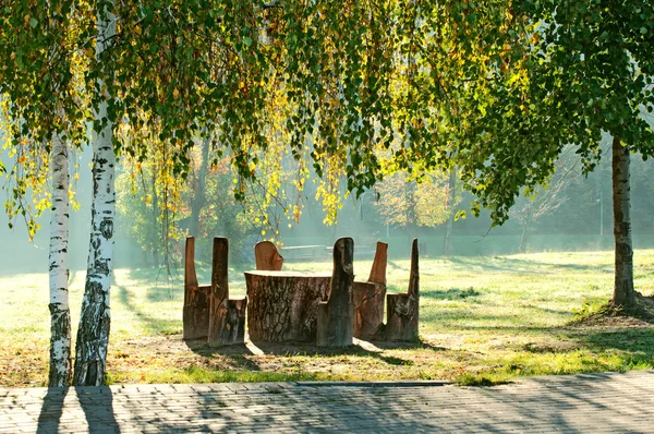 Rest plaats in het park — Stockfoto