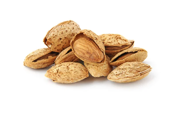 Heap of almonds — Stock Photo, Image