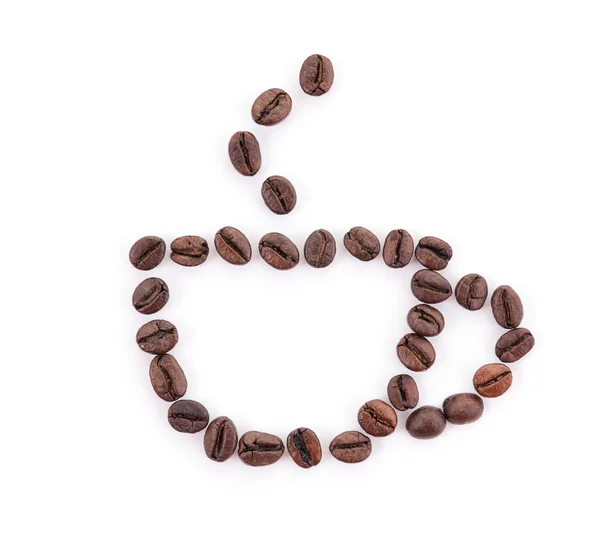 Coffee beans cup — Stock Photo, Image