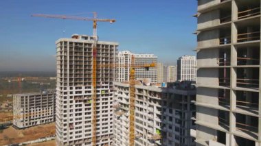 Havadan inşaat alanı. Geliştirme endüstrisi